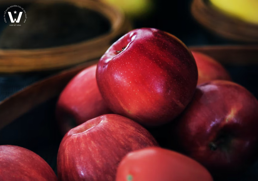 Cần lựa chọn nguyên liệu táo tươi, không hỏng và chín vừa đủ (Nguồn: Internet)