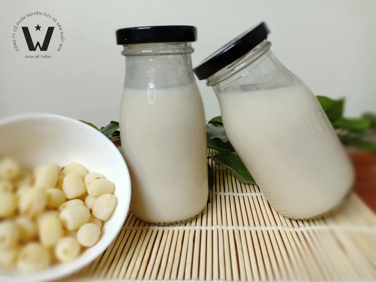 WIN R&D hỗ trợ doanh nghiệp nghiên cứu quy trình sản xuất sữa hạt sen