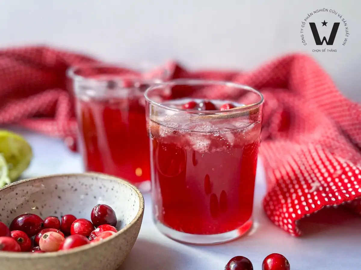 Điều chỉnh công thức nước ép nam việt quất qua thử nghiệm thực tế