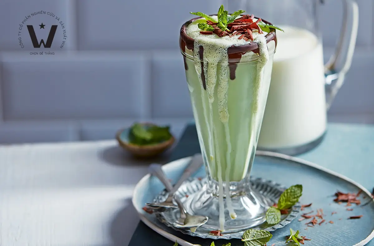 Socola bạc hà được ứng dụng rộng rãi trong pha chế đồ uống