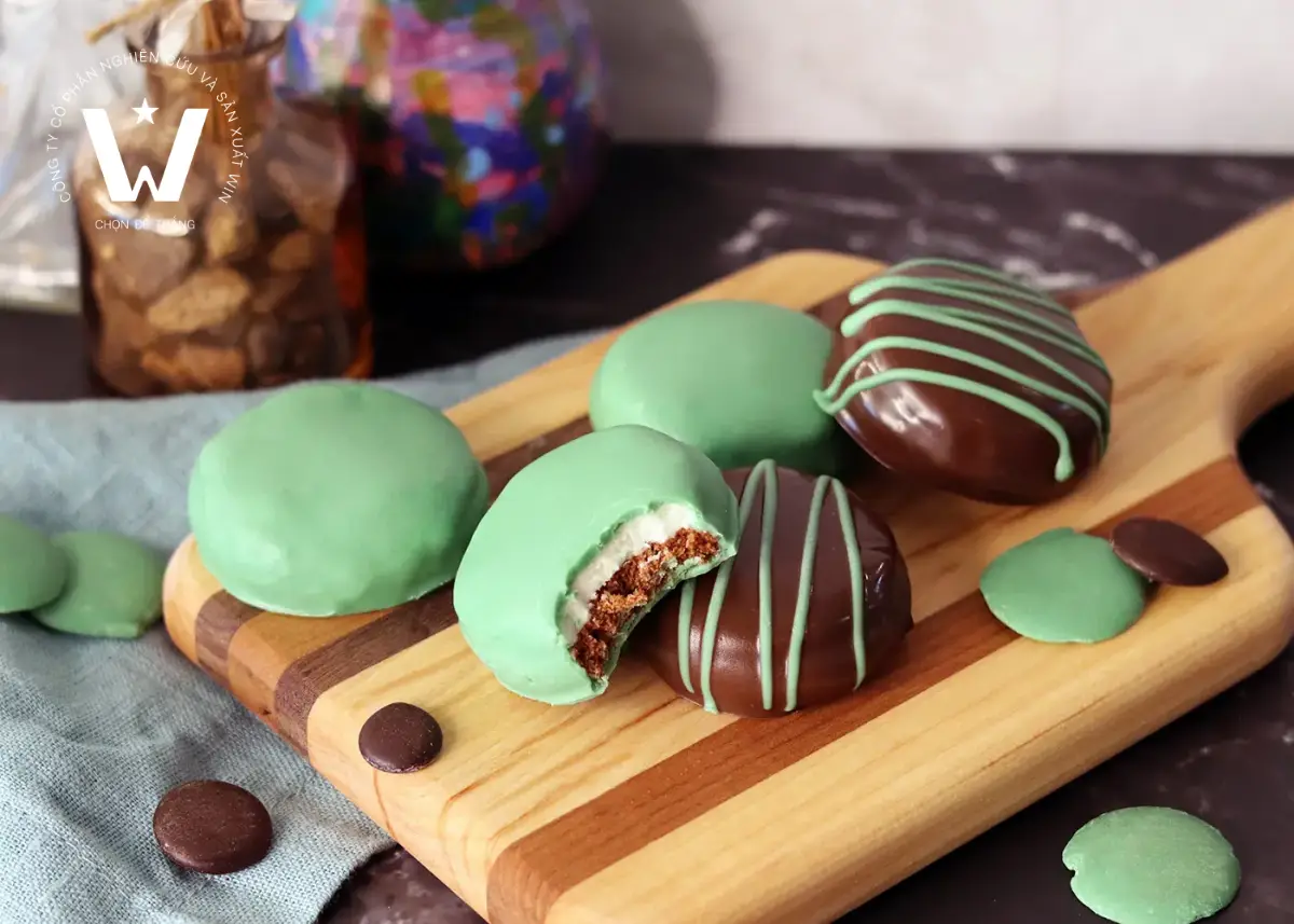 Hương socola bạc hà dễ dàng ứng dụng trong sản xuất bánh kẹo