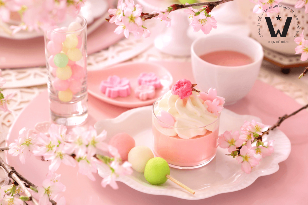 Hương hoa anh đào mang sắc thái nhẹ nhàng, thanh thoát