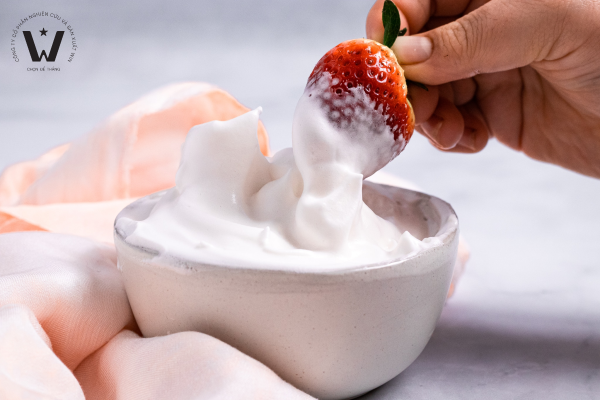 Kết cấu của kem béo thực vật phụ thuộc vào độ ổn định của nhũ tương