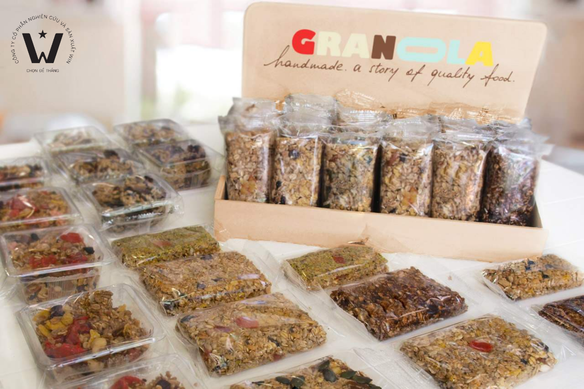 Kiểm soát chất lượng và đóng gói granola