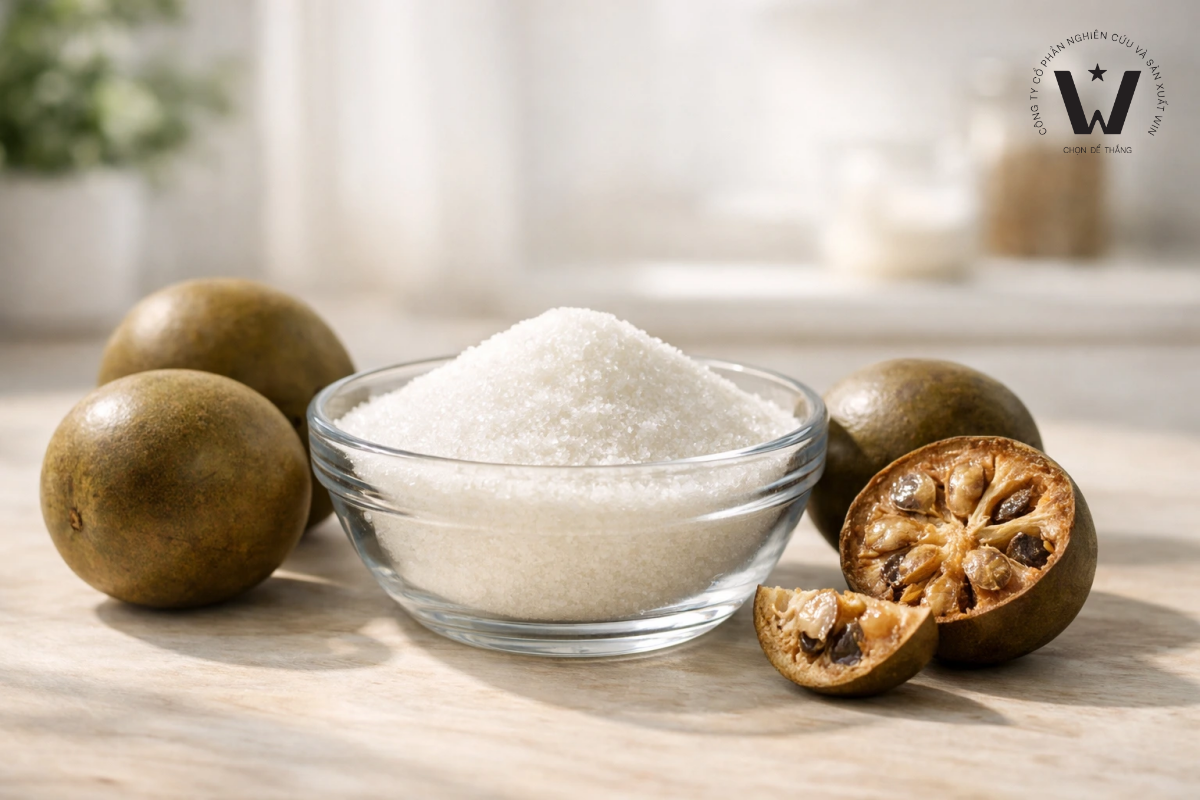 Chiết xuất la hán quả có độ ngọt cao và gần như không calo