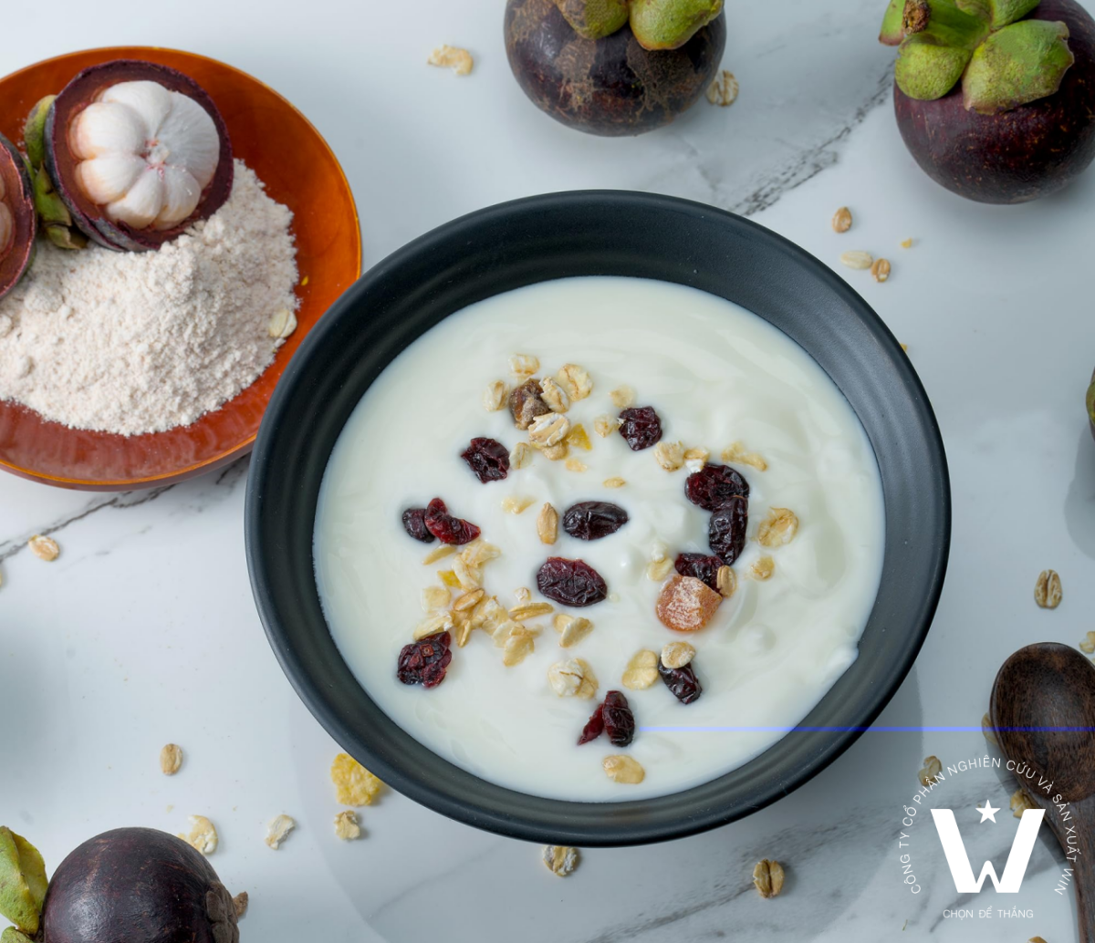 Ứng dụng chiết xuất măng cụt trong phát triển sản phẩm sữa lên men