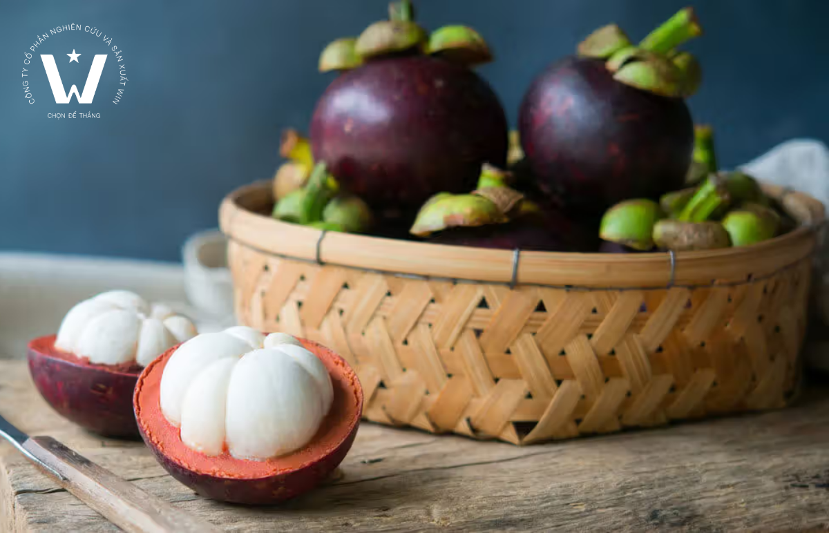 Chiết xuất măng cụt góp phần tạo vị ngọt nhẹ và hương thơm đặc trưng